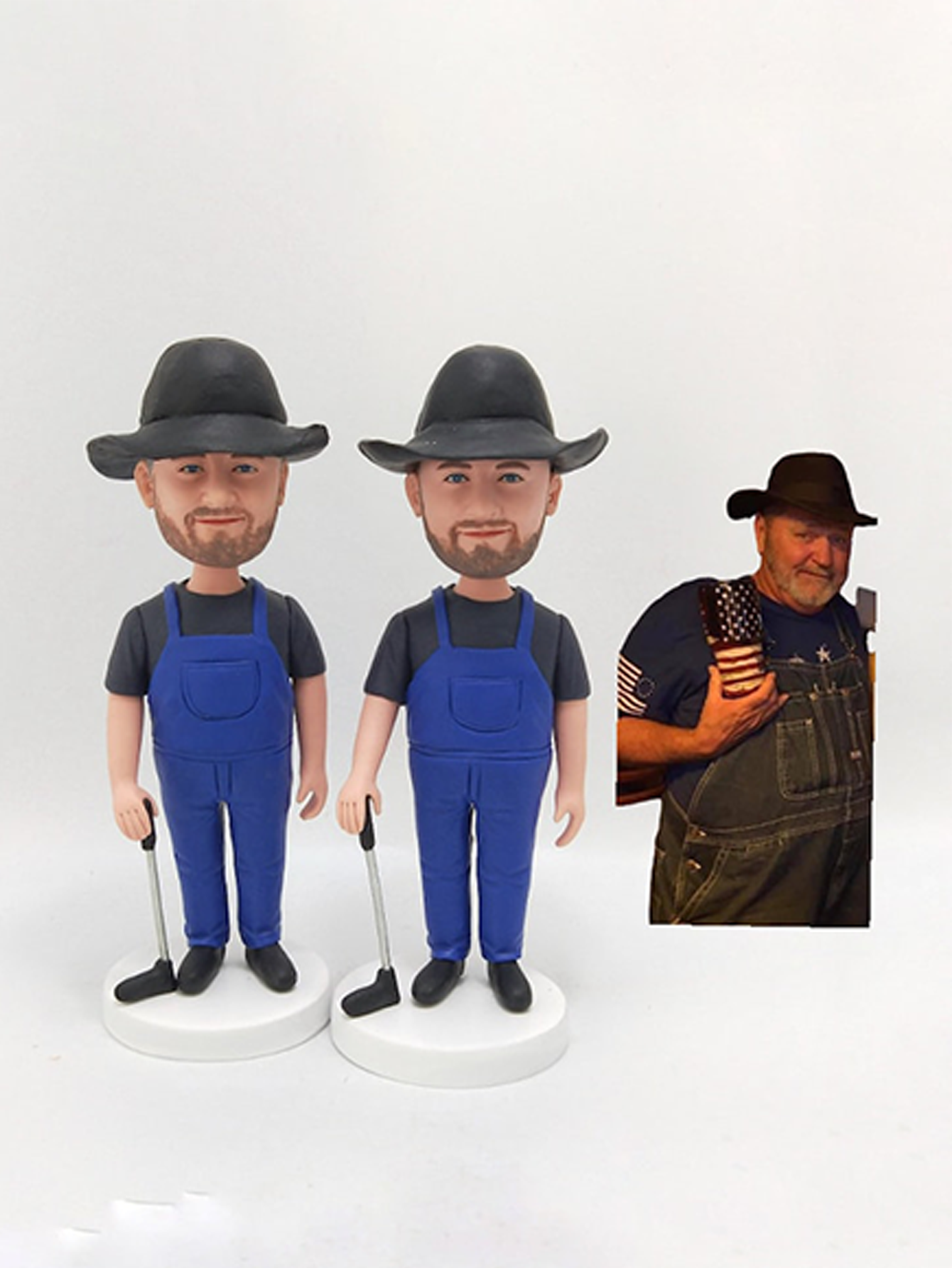 Personalized Fisherman Bobblehead, Exclusive Souvenir/Prize for Nature Enthusiasts